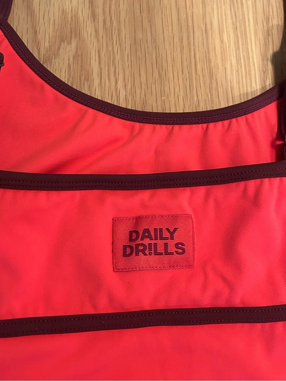 Daily Drills Go! Stretch Tank - Heart + Bodega with Tonal Patch Size XL - Picture 5 of 8